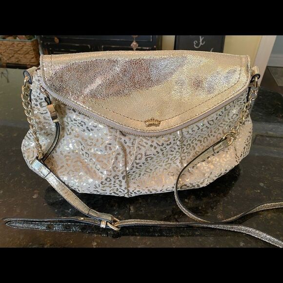 *Juicy Couture* Gold in Gold Cheetah Print Handbag - Picture 2 of 12
